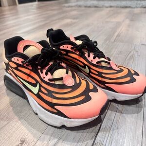 Nike Black and Orange Athletic Shoes